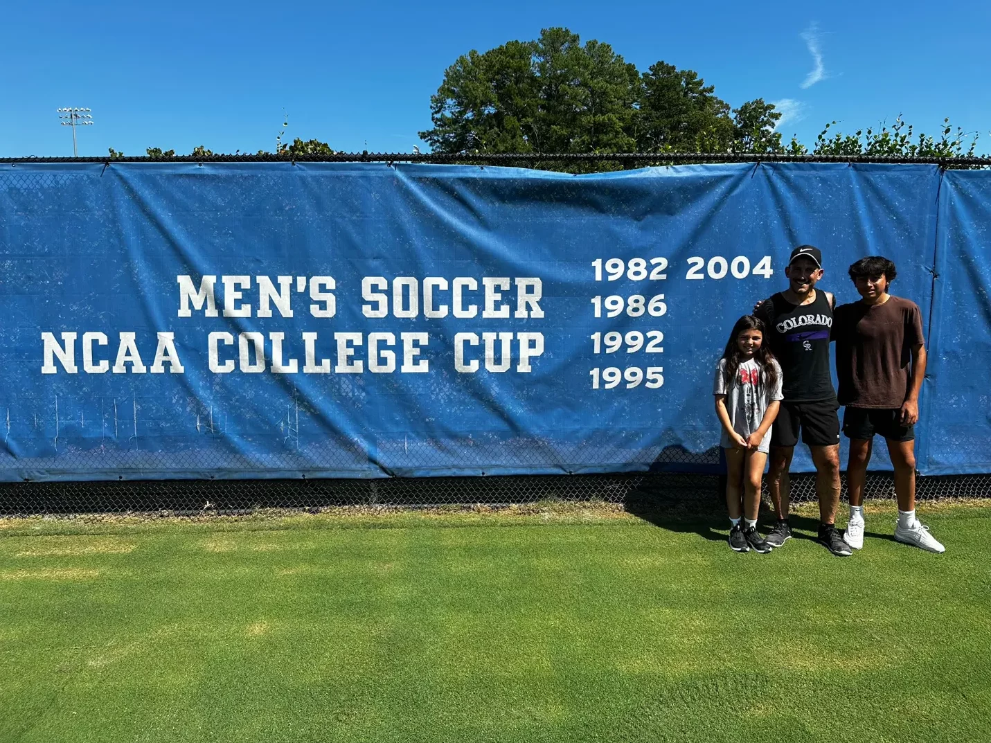 Trip back to Bobby’s Alma Mater- Duke University for a soccer reunion trip.