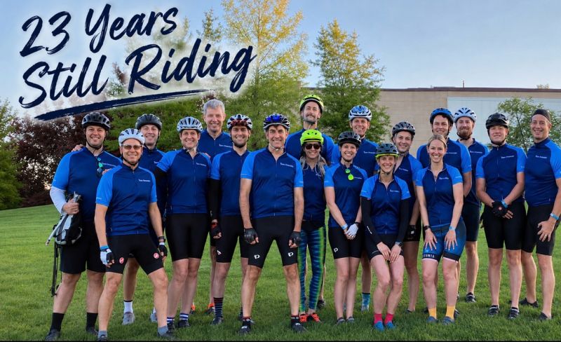 This weekend, my friend Mike will complete his 23rd consecutive Bike MS ride.