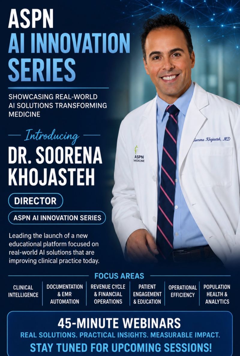 ASPN, Showcasing Real-World AI Solutions Transforming Medicine